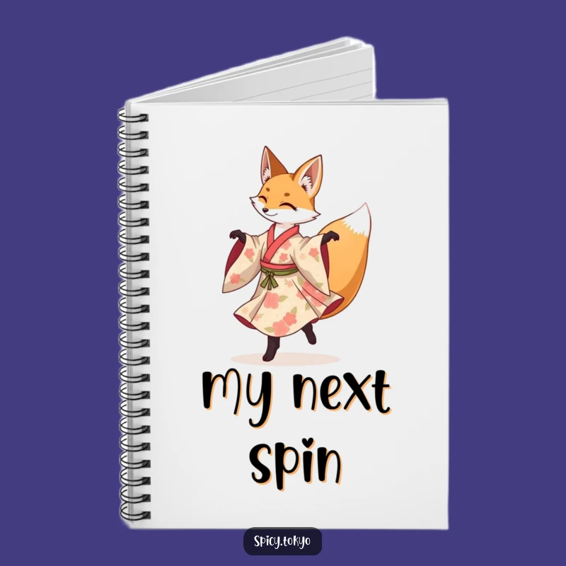 Funny Fox Pirouette Notebook: Dancer Fox Journal Funny Gift