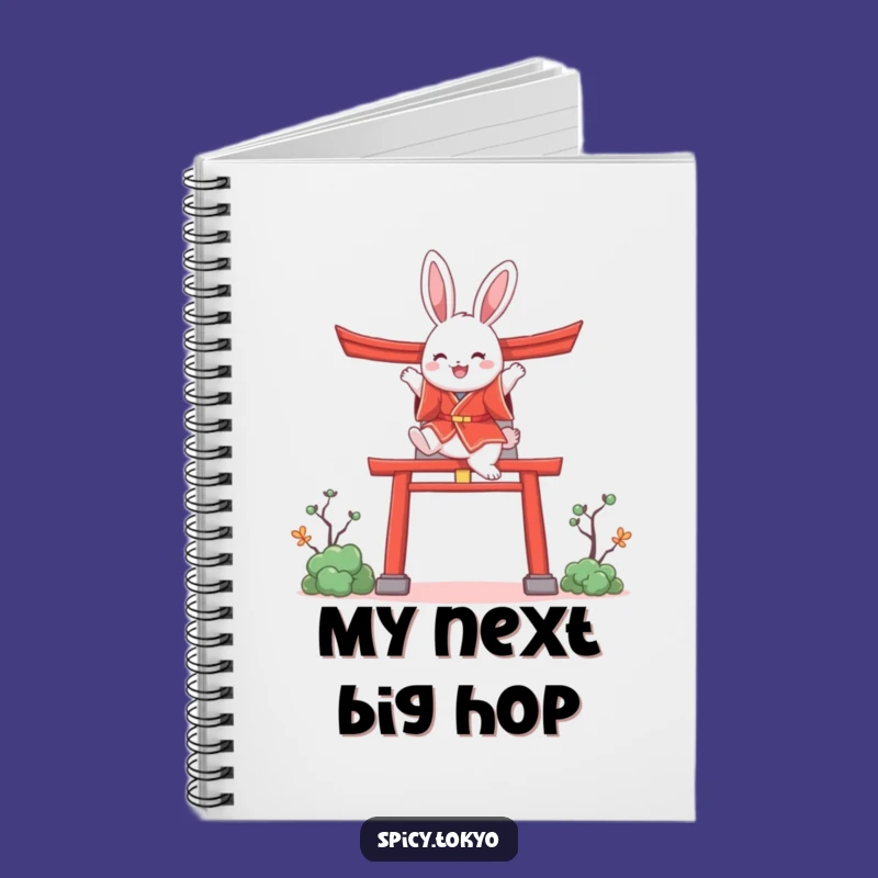 Funny Bunny Kimono Notebook: Joyful Bunny Journal for Notes Funny Gift